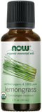 Now Essential Oils Lemongrass Oil Organic, 1 fl. oz.