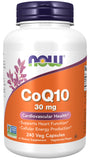 Now Supplements CoQ10, 30 Mg, 240 Veg Capsules
