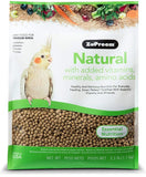 ZuPreem Natural with Added Vitamins, Minerals, Amino Acids Bird Food for Medium Birds - 2.5 lb