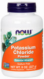 Now Supplements Potassium Chloride Powder, 8 oz.